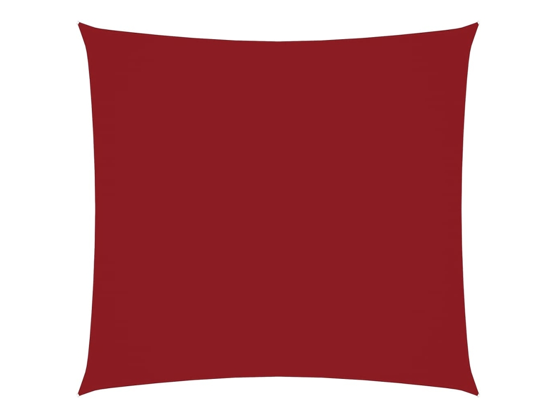 Maison Exclusive - Toldo De Vela Cuadrado Tela Oxford Rojo 2x2 M