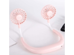 Mini Ventilador Portátil Colgante Para El Cuello Plegable Exteriores Con Puerto De Carga Usb Mini