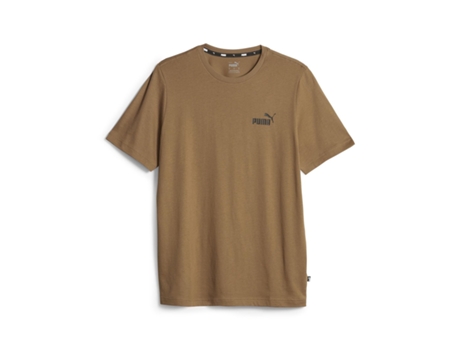 Camiseta de Hombre PUMA Ess Small Logo Marrón (shoes//eu/XL)