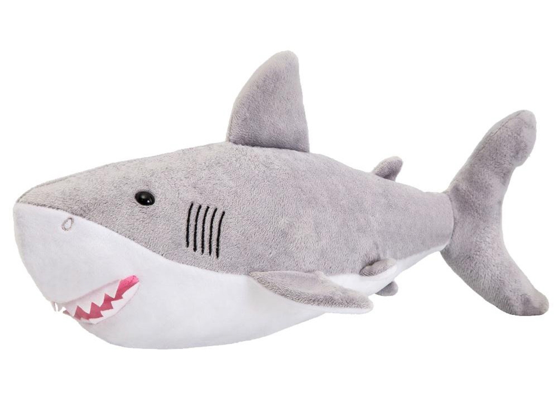 Peluche WILD PLANET Tiburón Blanco (36 x 10 x 10 cm - Poliéster)