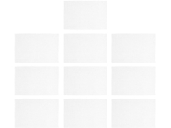 10 Piezas De Rejillas De Plástico Blanco Para Punto De Cruz Diy, 33x50 Cm, 86x56 Mallas