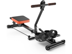 Máquina de remo hidráulica con 12 niveles de resistencia y pantalla LCD, soporta hasta 150 kg (Dskeuzeew)