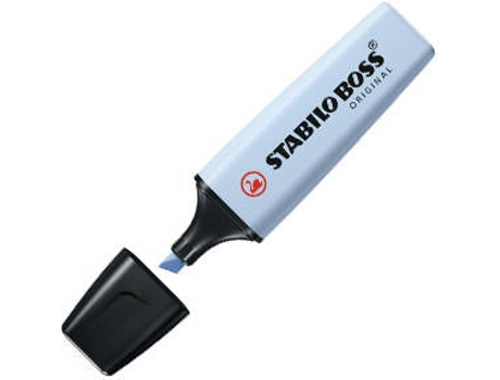 Marcador STABILO Fluorescente Boss Pastel (Azul)