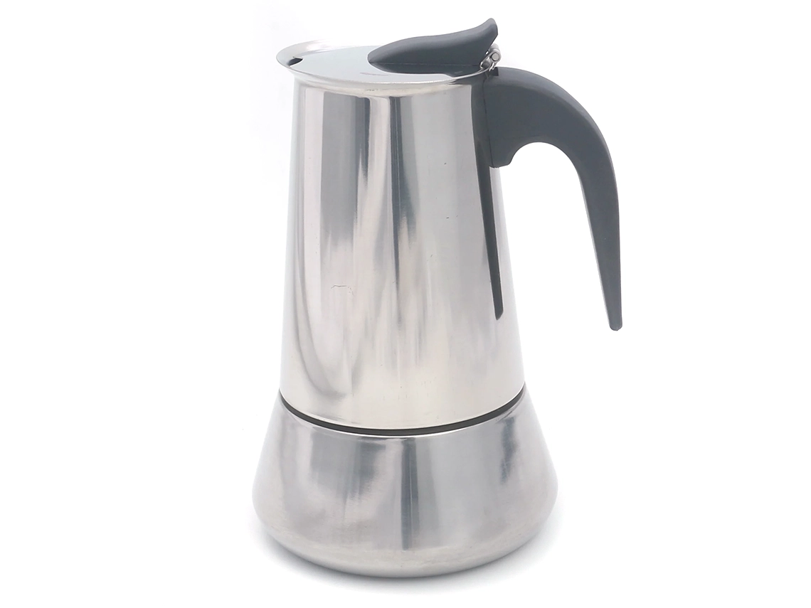 Cafetera BECKEN BCP4132 Acero inoxidable (9 Tazas - Placa de gas y Placa de inducción)