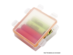 Estuche De Almacenamiento Impermeable Para Baterías 18650 Con 4 Ranuras, Transparente Y Duradero.
