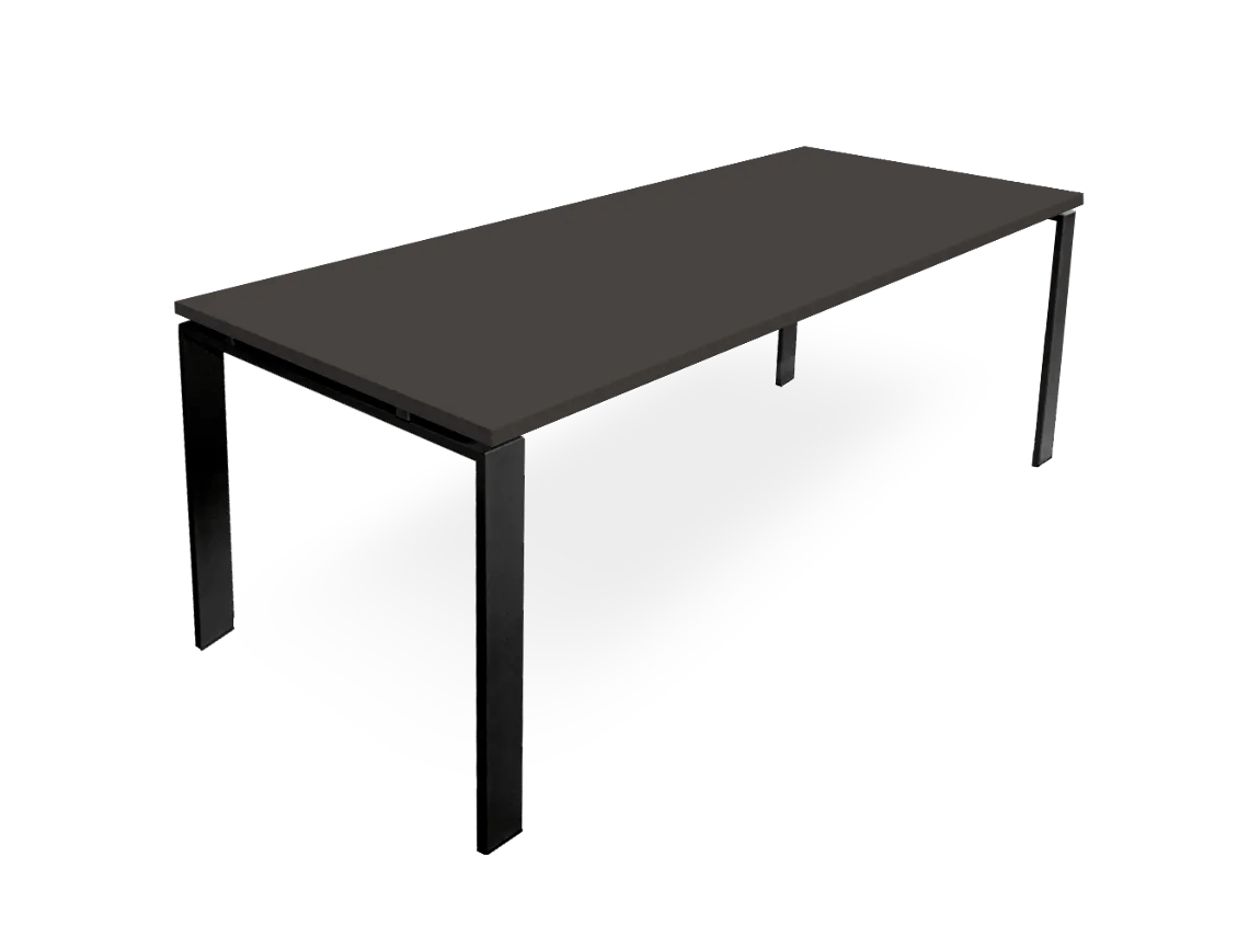 Mesa marco abierto. 170x80 cm. Gris grafito. OFILIKE