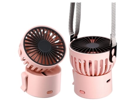 Ventilador de Mano Portátil ENZON USB Ventiladores de Bolsillo Pequenos Rosa