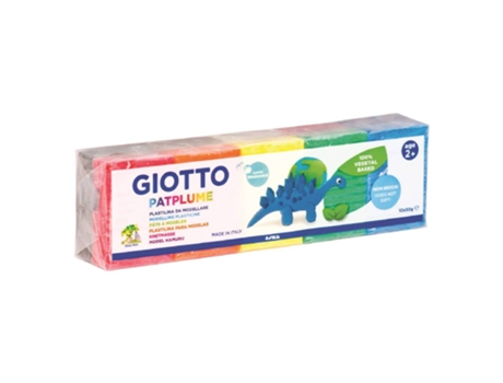 Plastilina GIOTTO Patplume 10 colores (50 g)