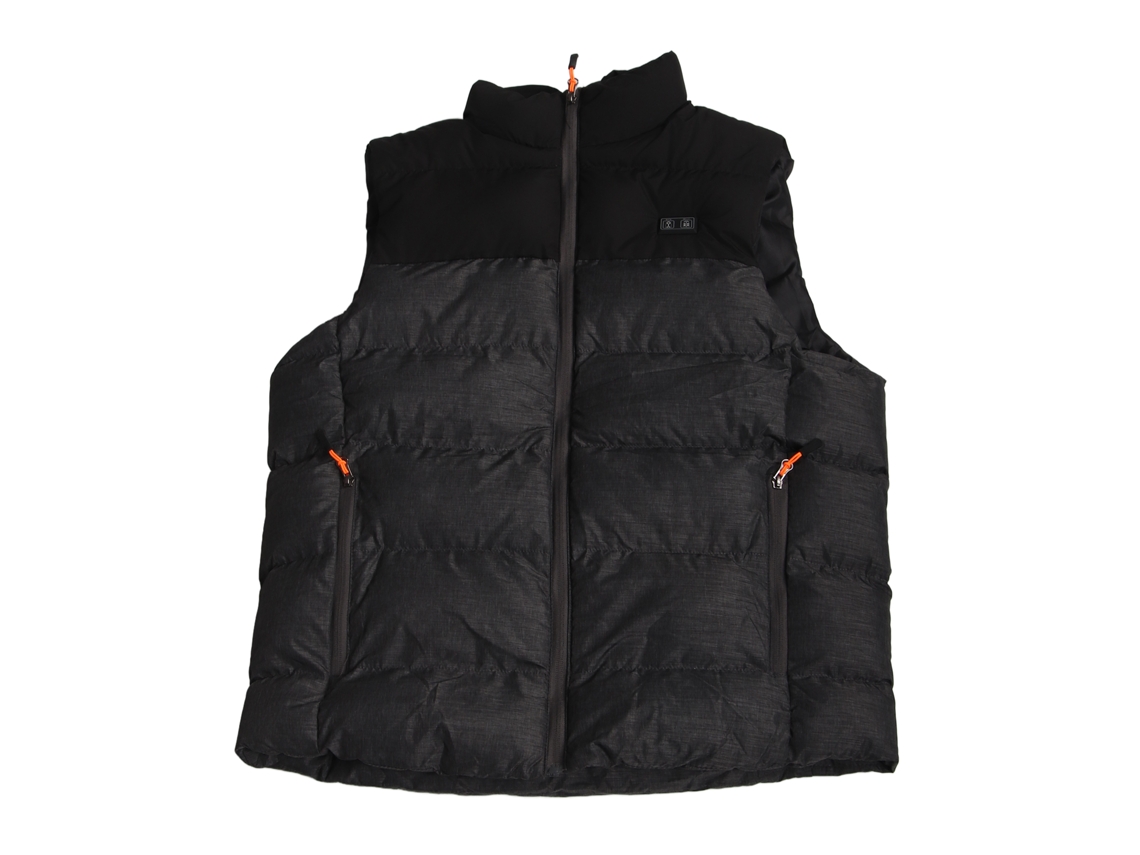 Chaleco Térmico De Invierno Con Cuello Alto, Recargable, Con 15 Zonas De Calefacción Y Control De Temperatura De 3 Velocidades.