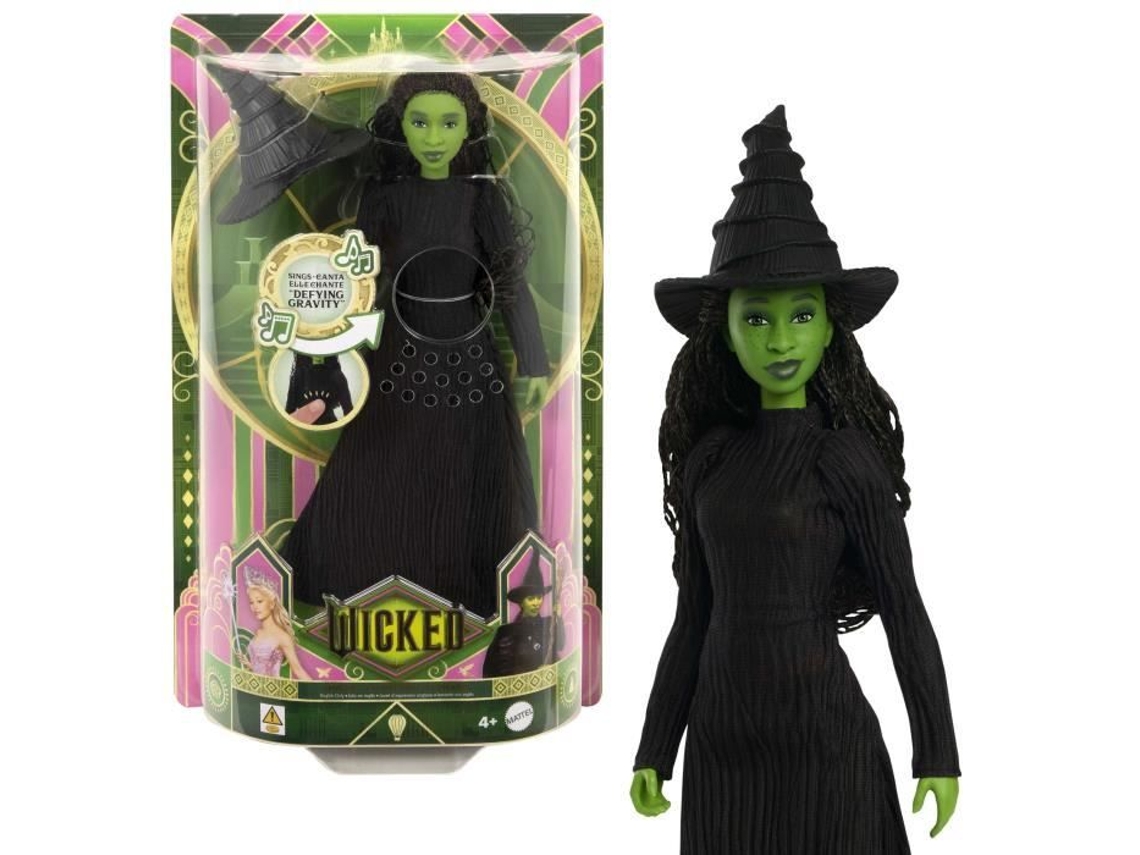 Mattel Wicked Elphaba - Muñeca cantante con ropa y accesorios - Wicked - HYM40