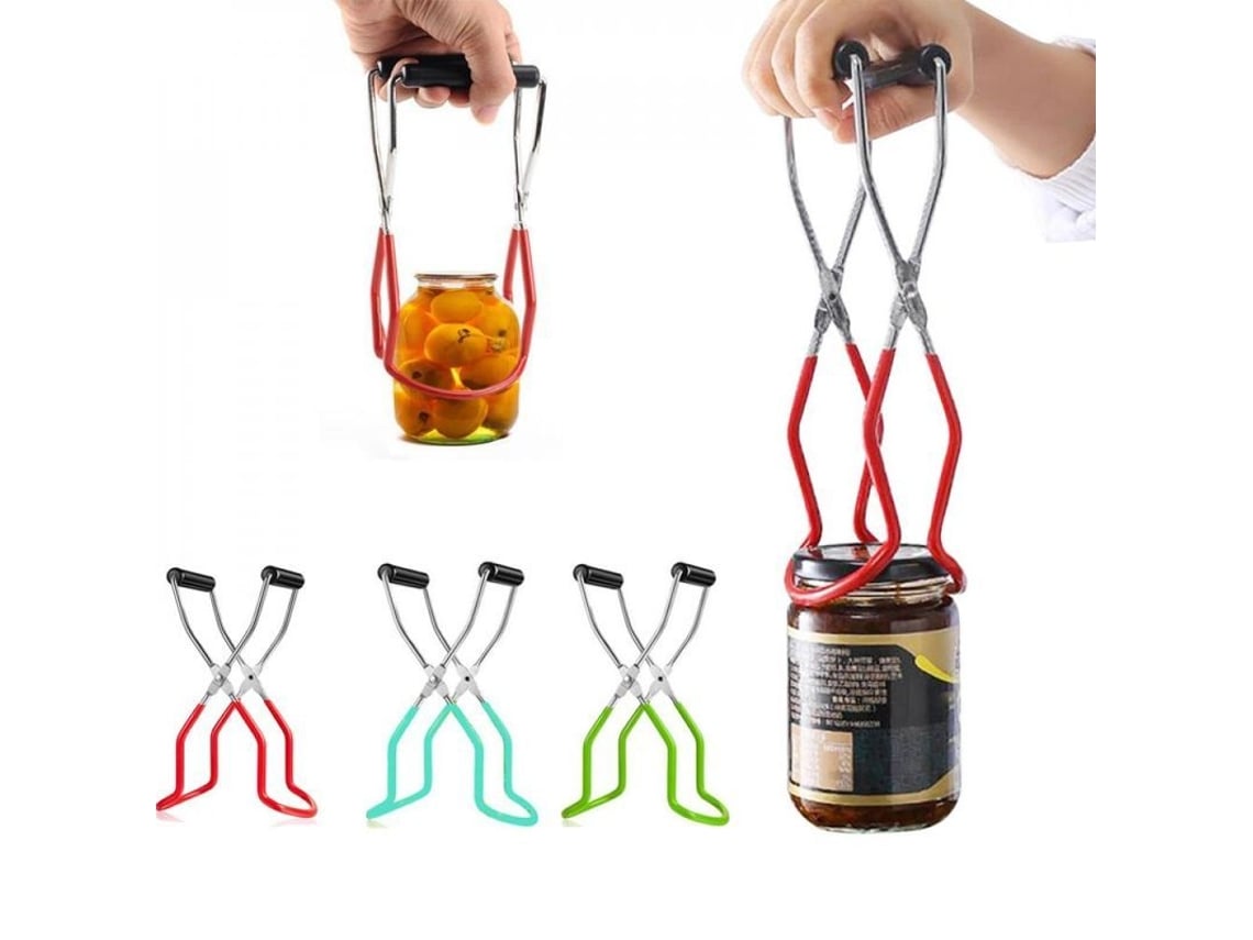 Soporte para tarros de conservas Rebe-gripper de acero inoxidable resistente al calor con tapa antideslizante y protección contra olores para cocinar Axb Bluea