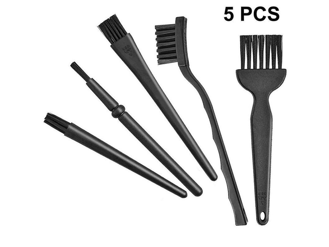 Juego De 5 Cepillos Antiestáticos Para Limpiar Placas De Circuitos, Aparatos Electrónicos, Teclados Y Ordenadores.