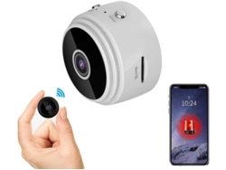 Mini cámara espía 4K HD Wifi, visión nocturna, alerta automática, detección de movimiento, color blanco Yizhood