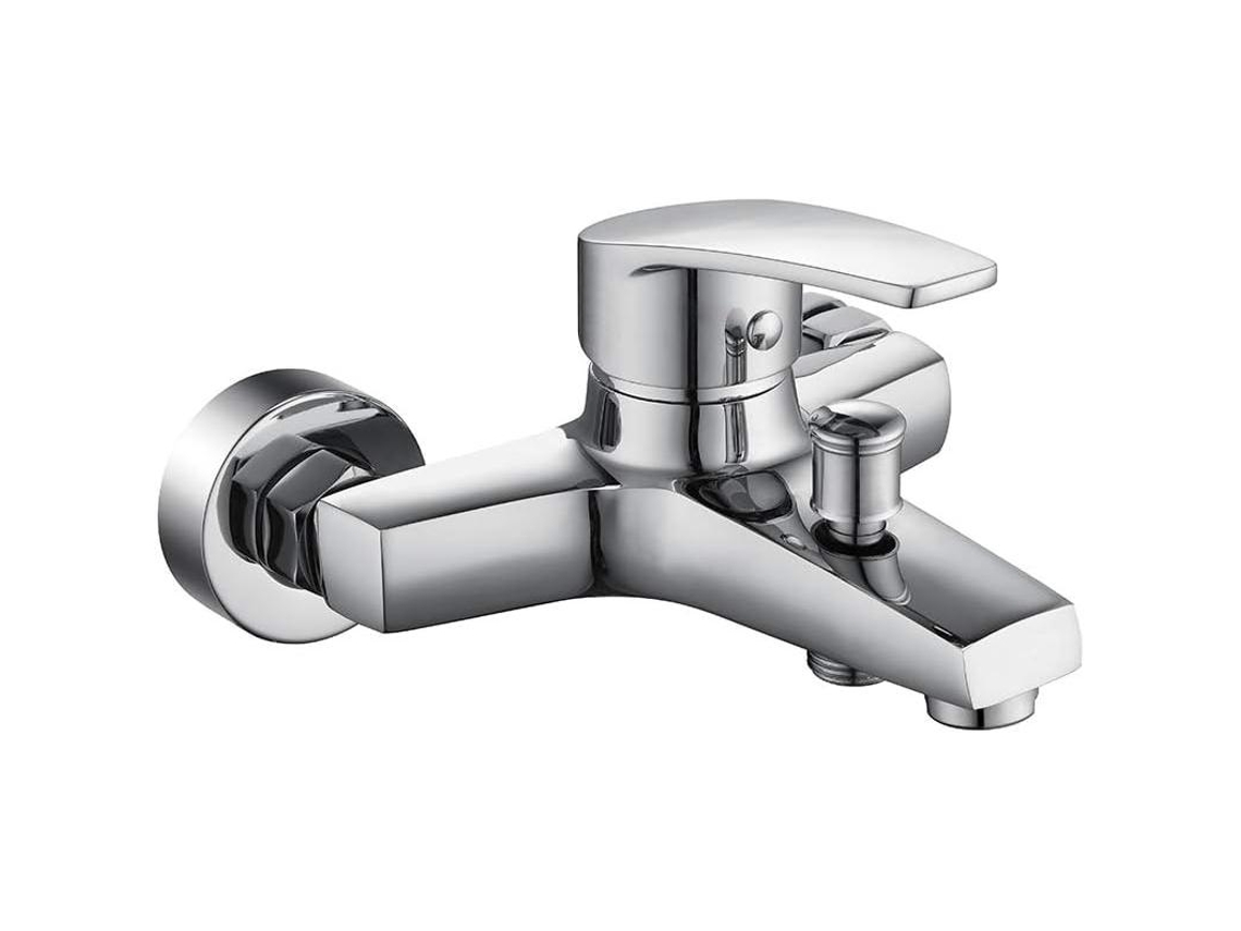Grifo De Bañera Para Baño, Grifo De Ducha Para Baño, Montaje En Superficie Extraíble De Cobre Cromado Ctd