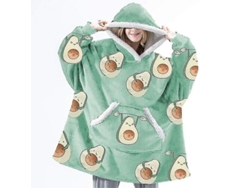 2026-chaqueta Manta Oversize Suave Y Cómoda Con Capucha, Bolsillo Grande, Ideal Para Regalo Y Uso Casual