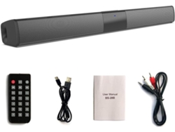 Barra De Sonido Bluetooth Bs-28b, Altavoz Multifuncional De Escritorio Inalámbrico