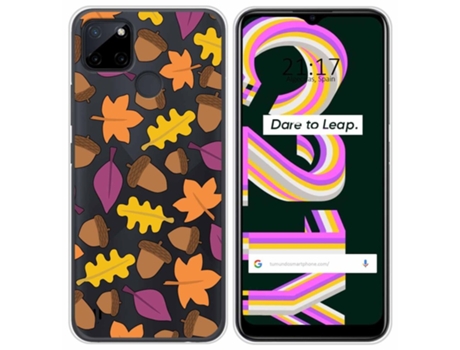 Carcasa Realme C21Y / C25Y TUMUNDOSMARTPHONE Dibujos Transparente Multicolor