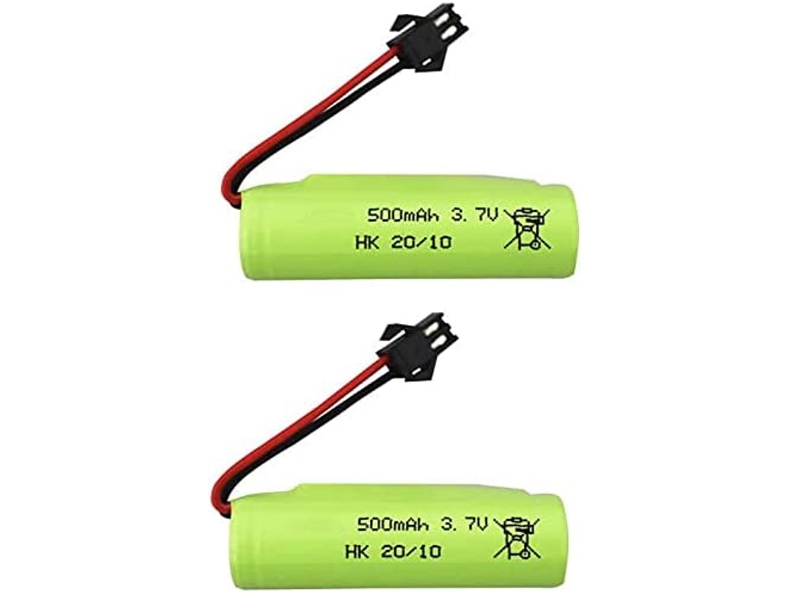 Pieza para Teledirigidos 2 Piezas 3.7V 500mah Batería de litio