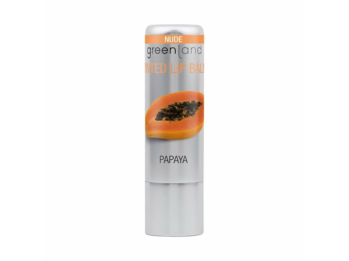 Bálsamo Labial GREENLAND Papaya Nude 3,9 g