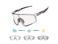 Gafas de ciclismo fotocromáticas unisex con protección UV400. Mdug (plata 1)