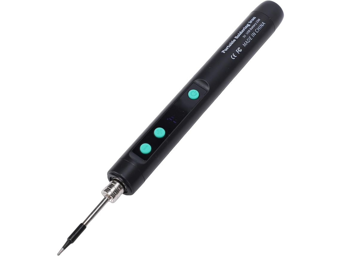 Kit Soldador Inalámbrico, Recargable Calentamiento Rápido Segundos, Temperatura Ajustable