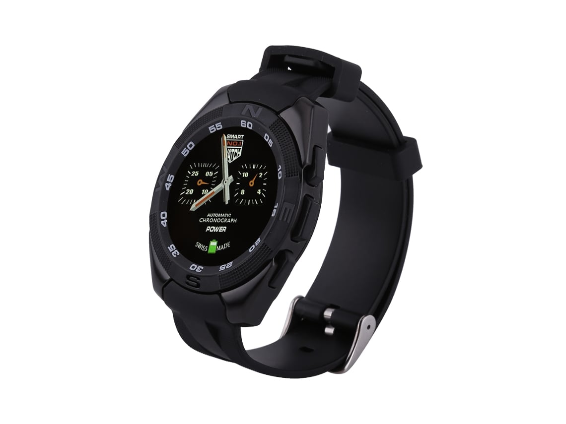 Reloj Inteligente Rastreador De Frecuencia Cardíaca Y Fitness Bluetooth Para Android Ios Negro