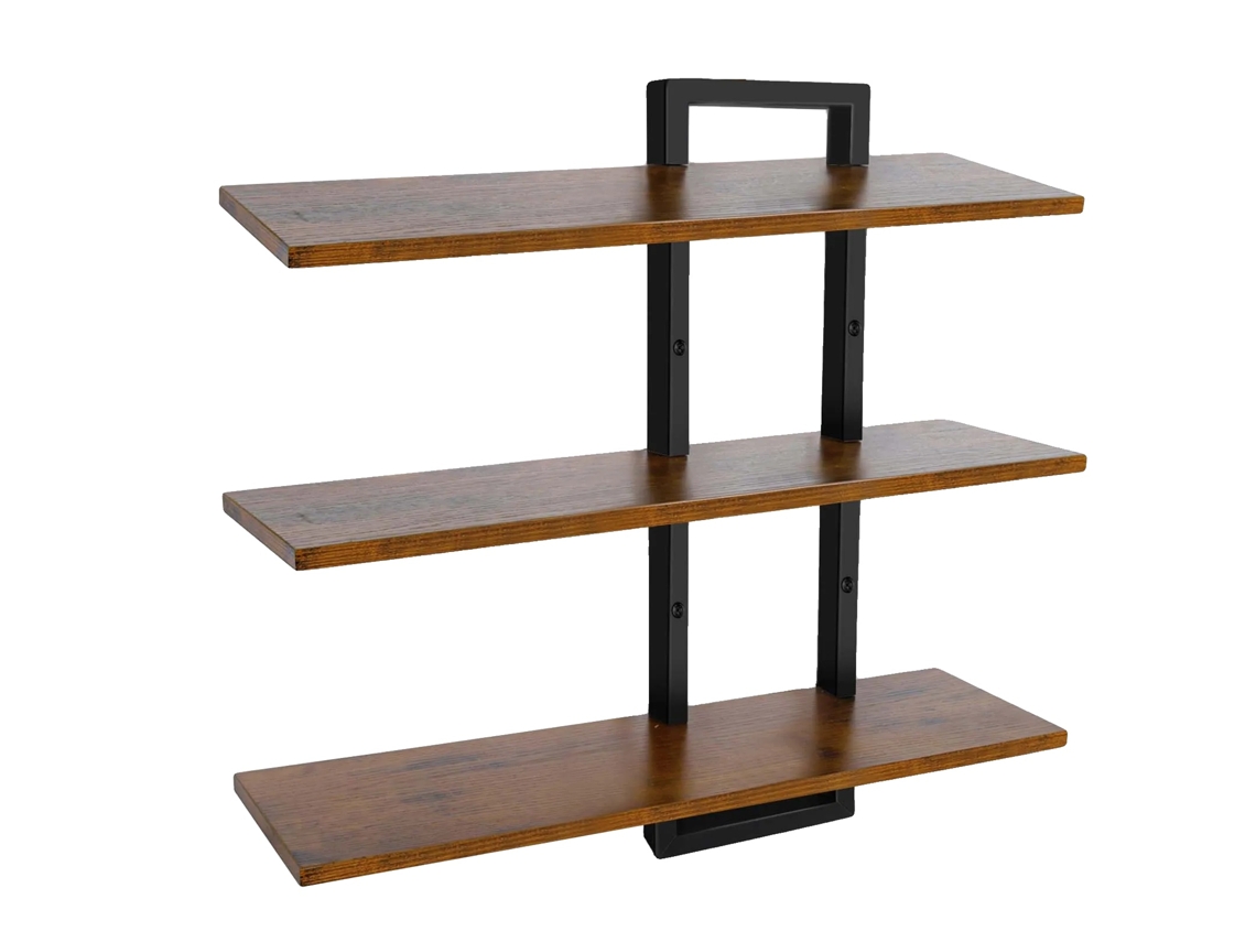 Estante flotante de pared, niveles ajustables, solución de almacenamiento versátil, 3 niveles OEM