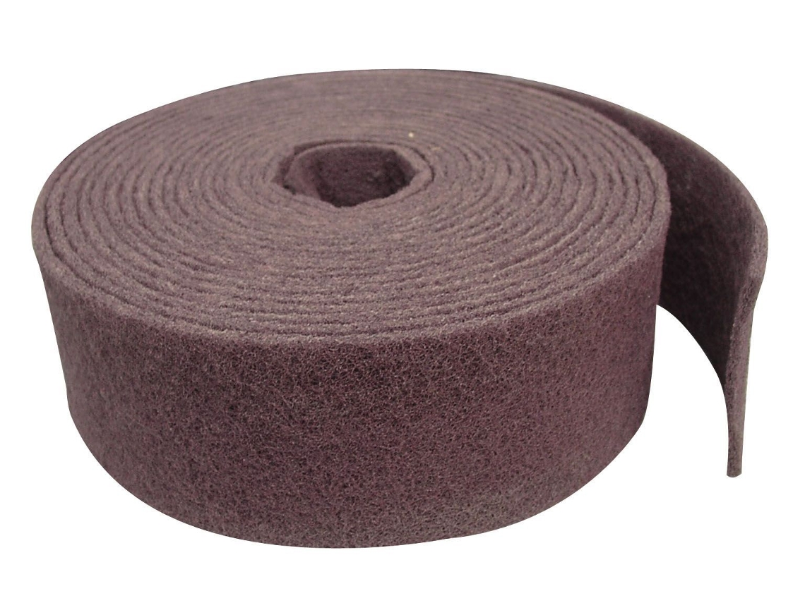 CALFLEX-RPA200/A-Rollos fibra abrasiva sin tejer calidad profesional (Ancho 200 mm Largo 10.000 mm Grano VF-280/320)