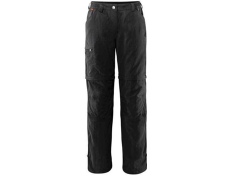 Pantalones para Mujer VAUDE Farley Zip Off Iv Short Negro para Montaña (48)