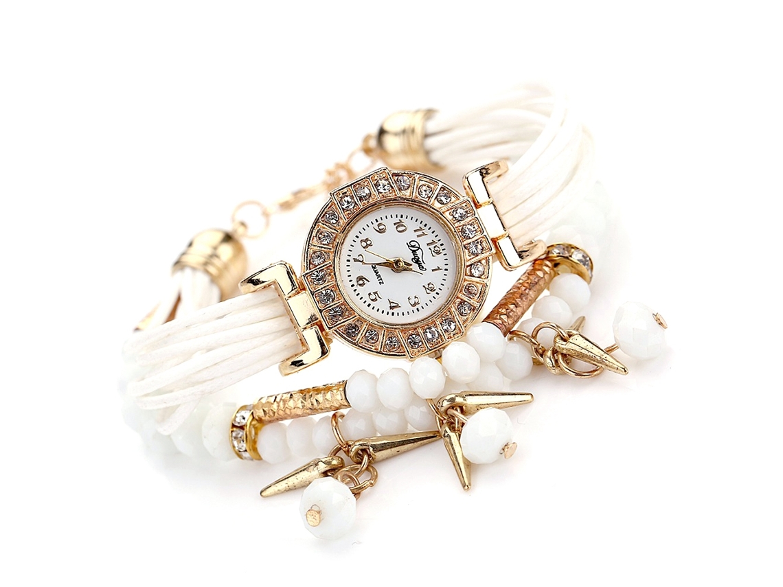 Reloj De Mujer De Estilo Sencillo Con Números Romanos, Correa De Piel Negra Y Esfera Blanca.