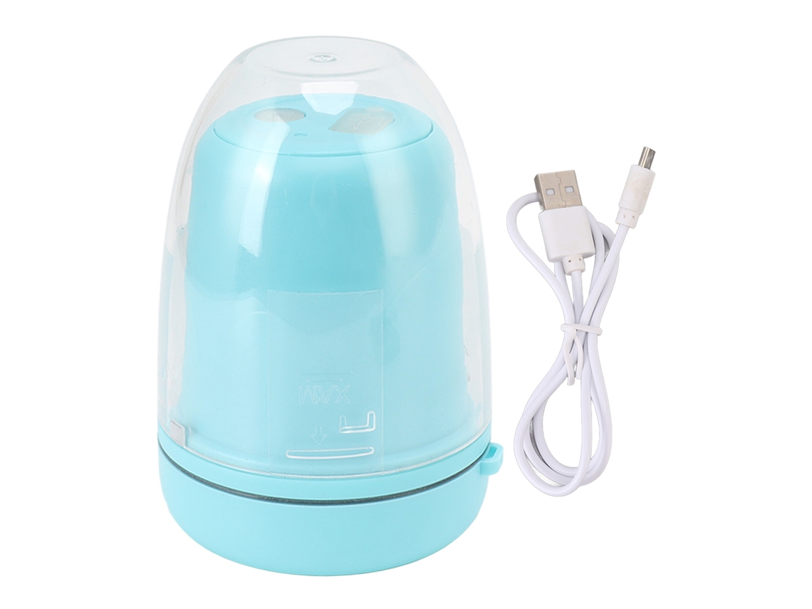 Licuadora portátil multifuncional recargable de 4 cuchillas para frutas, ideal para el hogar, 260 ml