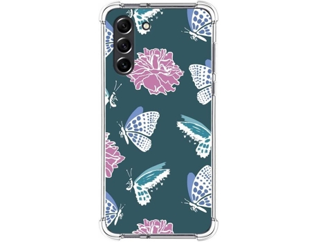Carcasa Samsung Galaxy S21 FE 5G TUMUNDOSMARTPHONE Dibujos Antigolpes Flores 10 Multicolor