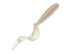 (blanco 85 Mm) Paquete De 10 Cebos De Silicona Sintética Para Peces, Cebo Blando, Ligeramente Salado