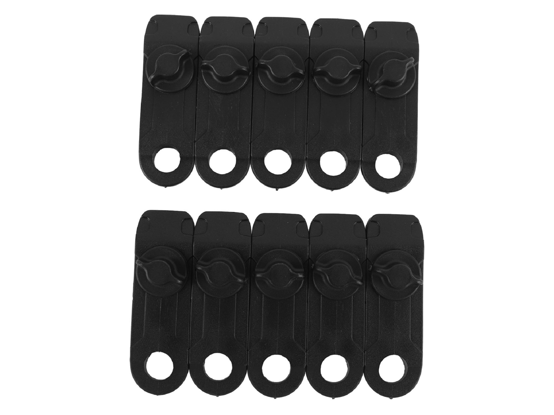 10 Clips De Plástico Resistentes Para Lonas, Tiendas De Campaña Y Cubiertas De Piscinas, Ideales Para Camping, Toldos Y Coches.