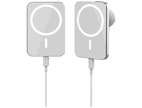 Cargador Sem Magsafe Rápido para iPhone 12 Pro Max/12 YIZHOOD Nylon Blanco
