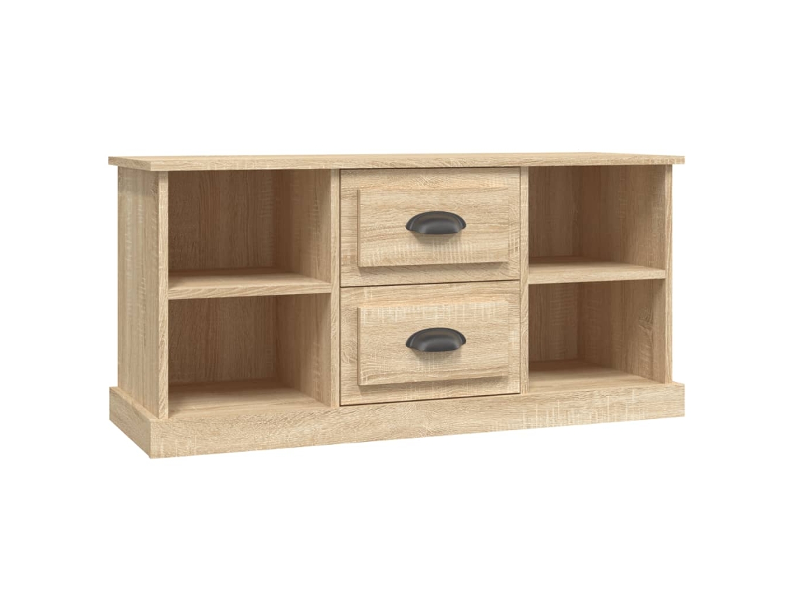 Mueble de TV fabricado en madera de roble Sonoma MAISON EXCLUSIVE (99,5x35,5x48 cm)