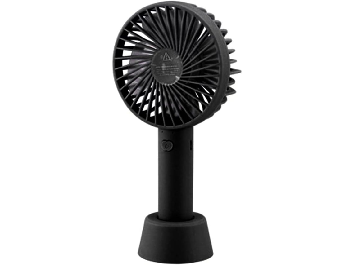 Mini Ventilador De Escritorio Usb Portátil Mano Con Batería Recargable Y Base 3 Modos Para