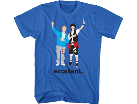 Camiseta Unisexo DEEPSTONE Simply Excellent Bill And Ted Real (M)