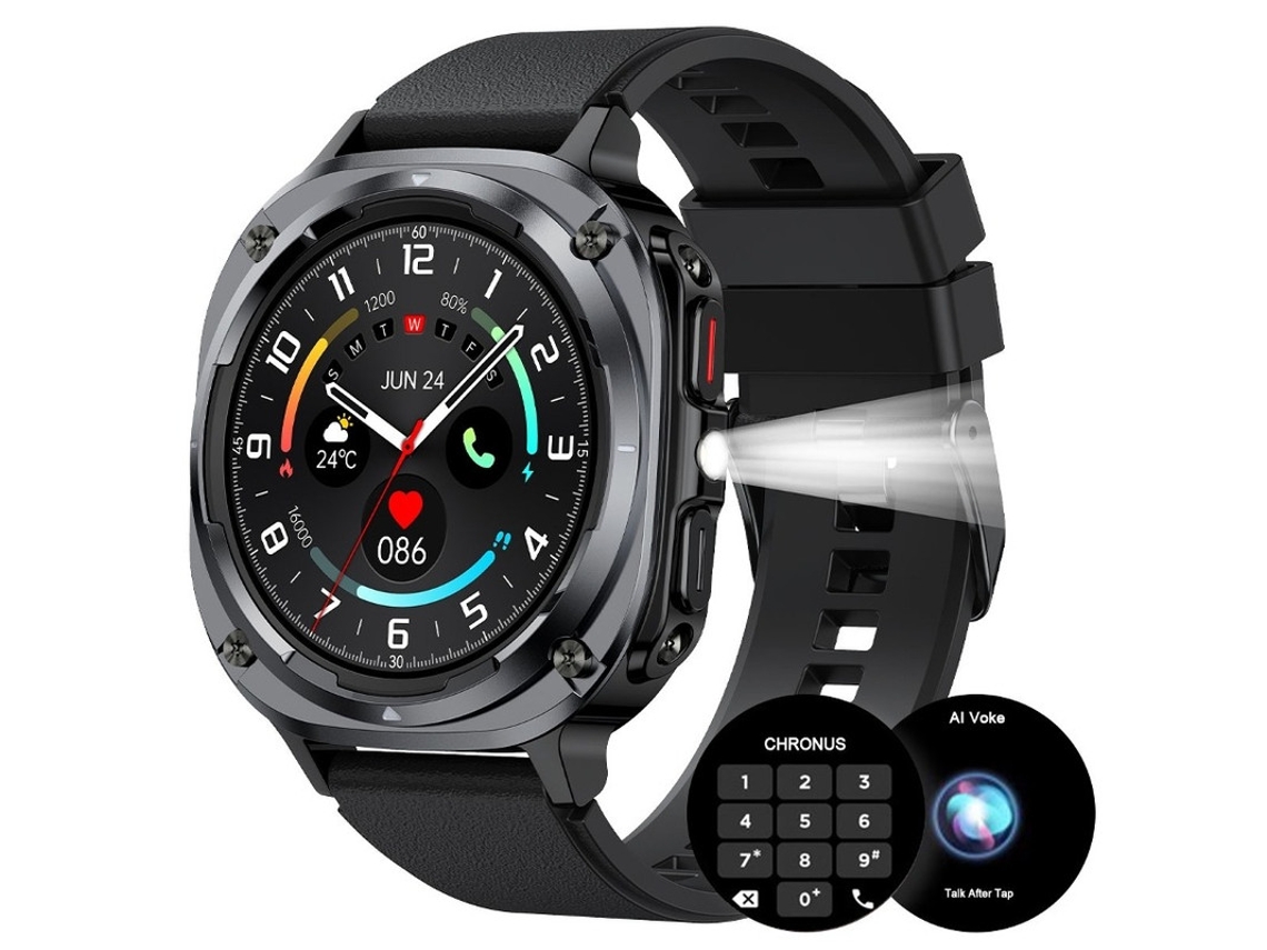 Reloj Inteligente Yizhood Con Pantalla Hd De 1,39 Pulgadas, Monitoreo De Salud, Más De 100 Modos Deportivos, Llamadas Bluetooth (negro)