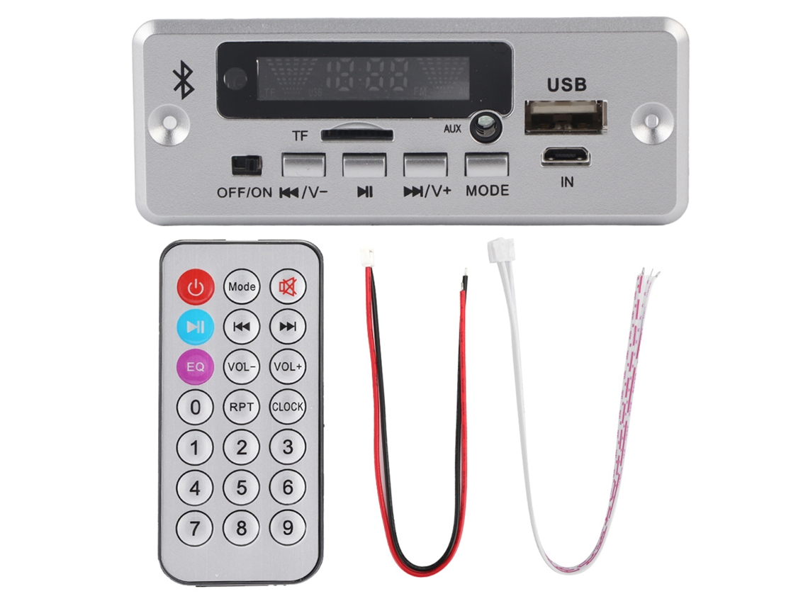 Placa decodificadora (pantalla a color, Bluetooth 5.0)