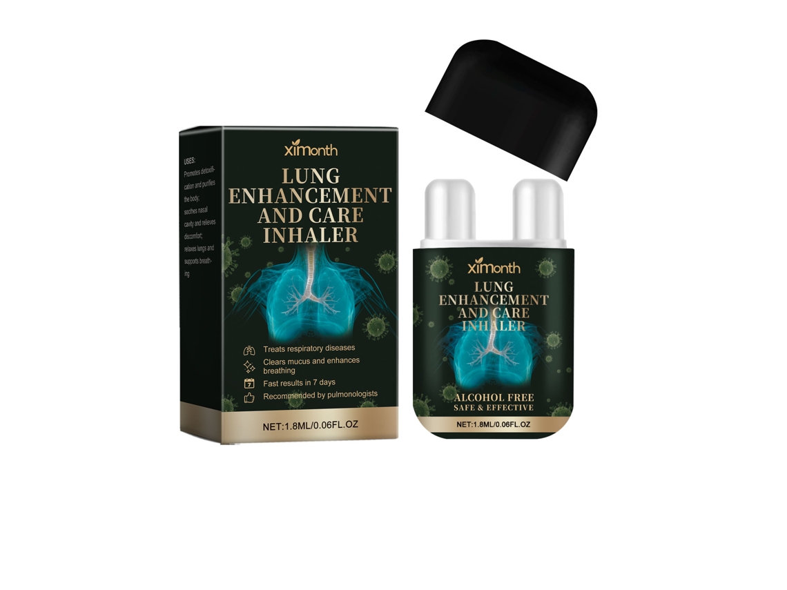 Inhalador nasal calmante para la respiración
