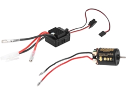 Motor Con Escobillas 540 80t Con Controlador De Velocidad Eléctrico Impermeable 1060 Con Escobillas 60a 2-3s Lipo