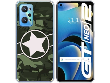 Carcasa Realme GT NEO 2 5G TUMUNDOSMARTPHONE Camuflaje 01 Multicolor