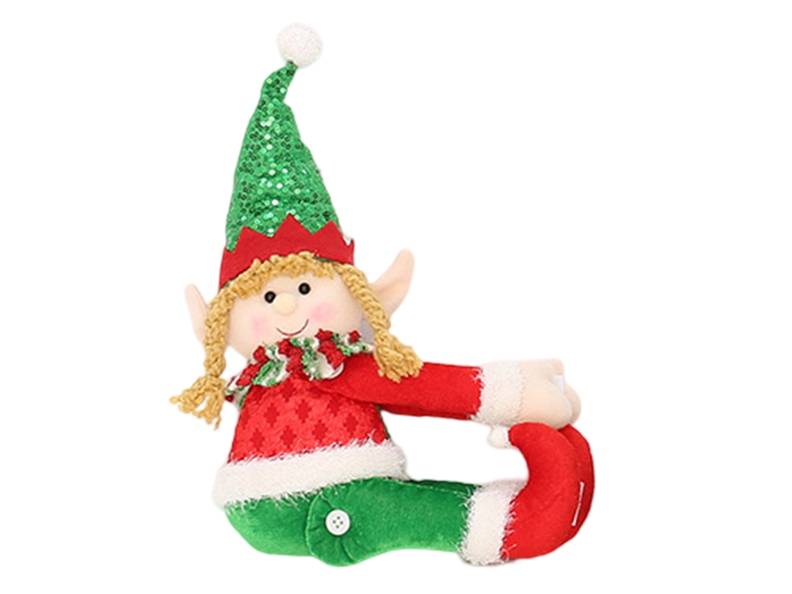 Adornos navideños, adornos para árboles de peluche TRUYUETY