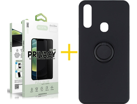 Carcasa + Protector de Pantalla para Samsung Galaxy A20e ACCETEL Negro