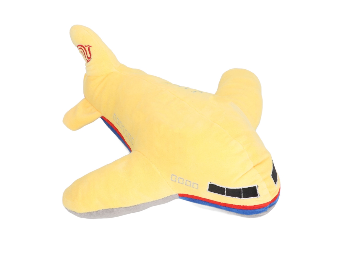 Dan26-juguete De Peluche Avión Relleno Adorable Suave Cómodo Almohada Para Niños Decoración Sofa Amarillo