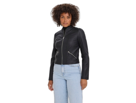 Chaqueta De Cuero Para Mujeres Vero Moda Khloefavo 22 (S)