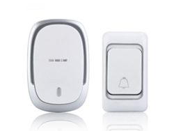 Timbre Inalámbrico Td® Con Led, 36 Tonos, 4 Niveles De Volumen, Alcance De 300 Metros, Color Brilvibera_gsg