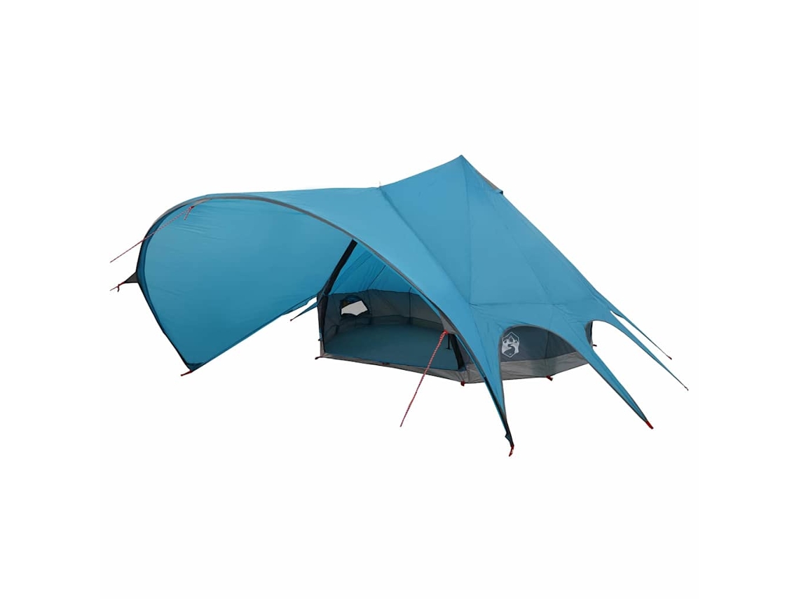 Tienda de campaña tipi Vidaxl, tafetán azul (600 x 600 x 347 cm)