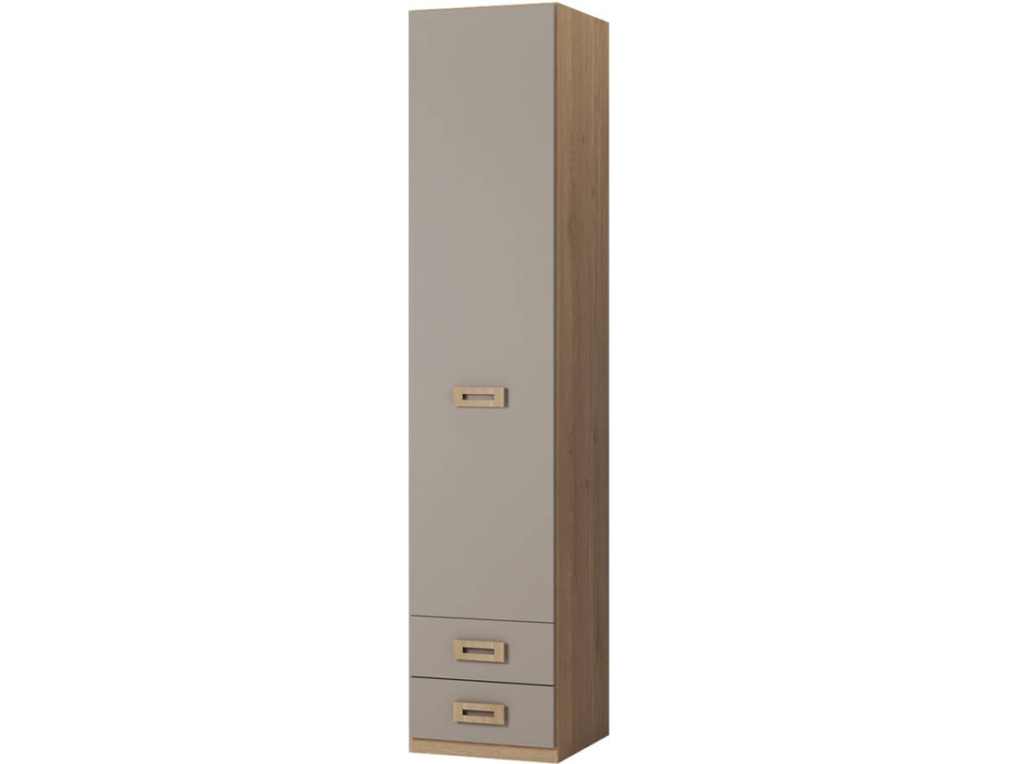 Armario MUEBLAM Roble Grey Melamina (50x232x50 cm)